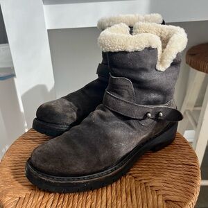 Rag & Bone Ashford Brown Moto Boots